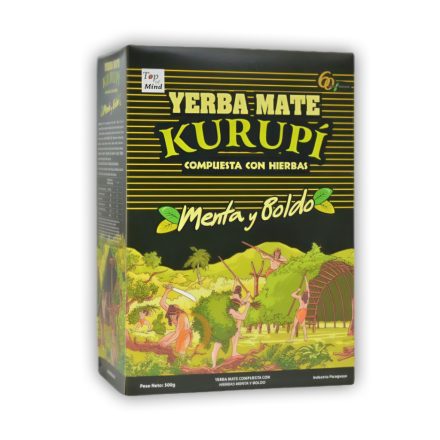 Kurupi mate tea menta és boldo levéllel keverve 500g.