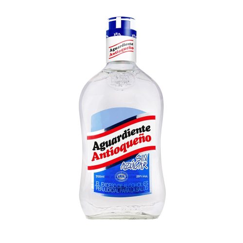 Aguardiente Antioqueño Azul sin azúcar – 700 ml (29% vol.)
