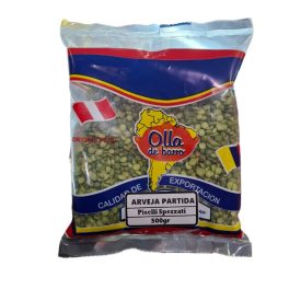 Szárított, felezett sárgaborsó