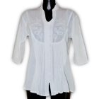 Rövid ujjú blúz 3/4 tulipán 