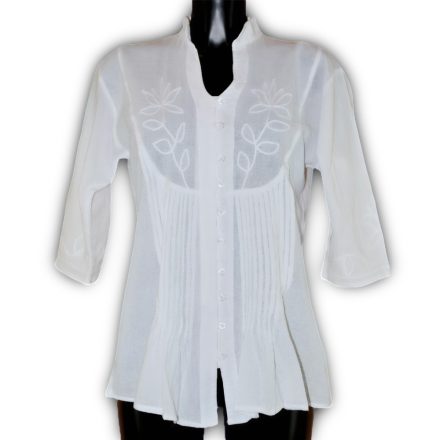 Rövid ujjú blúz 3/4 tulipán 