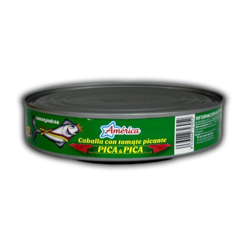 Caballa con salsa de tomate picante