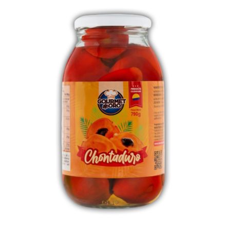 Chontaduro pulp szirupban