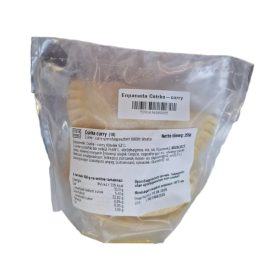 Csirke-curry  töltött tészta