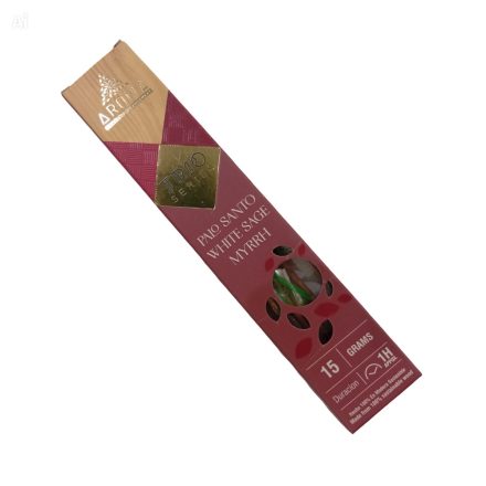 Palo Santo füstölő fehér zsályával és mirhával