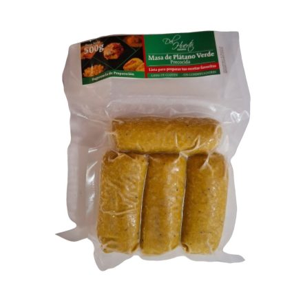 Zöld főzőbanánpép, fagyasztott