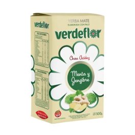 Verdeflor Yerba Mate Mint and Ginger Flavour